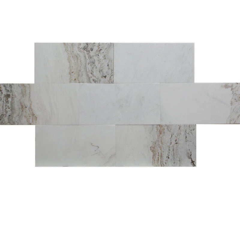 Calacatta Amber Marble 12x24 Honed Tile.