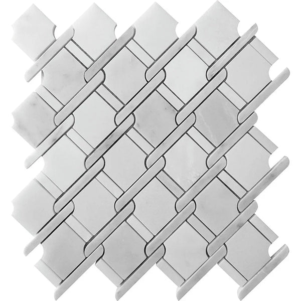 Dc Metro Burleith Eastern White / Bianco Carrara Mosaic Tile.