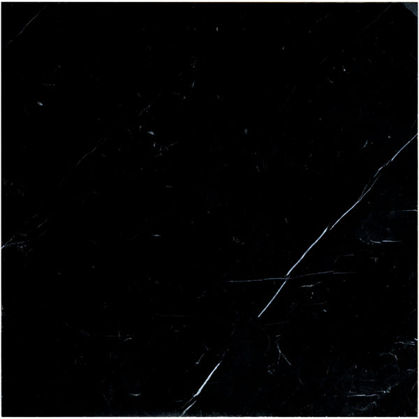 Nero Marquina Marble 24x24 Polished Tile.