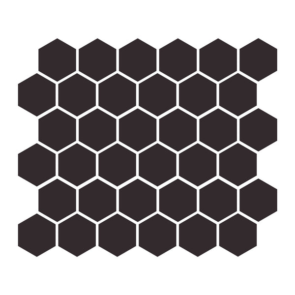 Charcoal 2″ Hexagon Matte