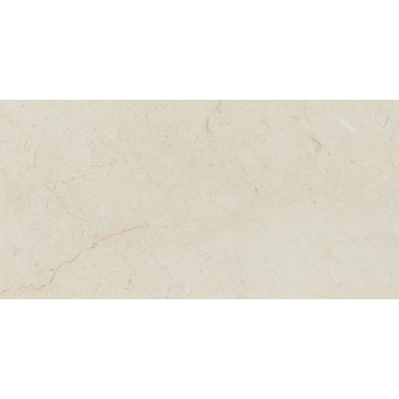 Crema Marfil Select Marble 12x24 Polished Tile.