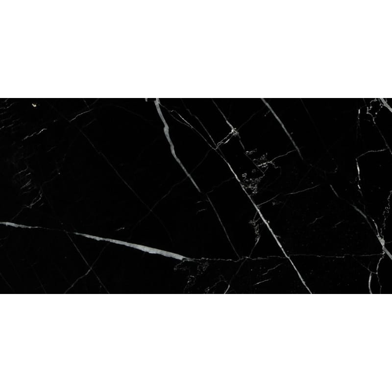 Nero Marquina Marble 6x12 Polished Tile.