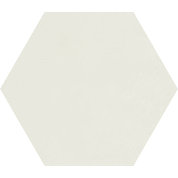 White 9x10 Hexagon